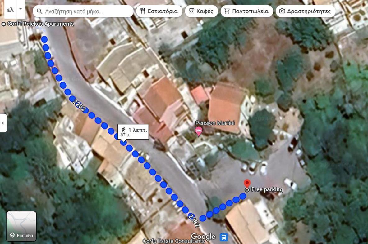 Corfu Pelekas Apartment 2 エクステリア 写真